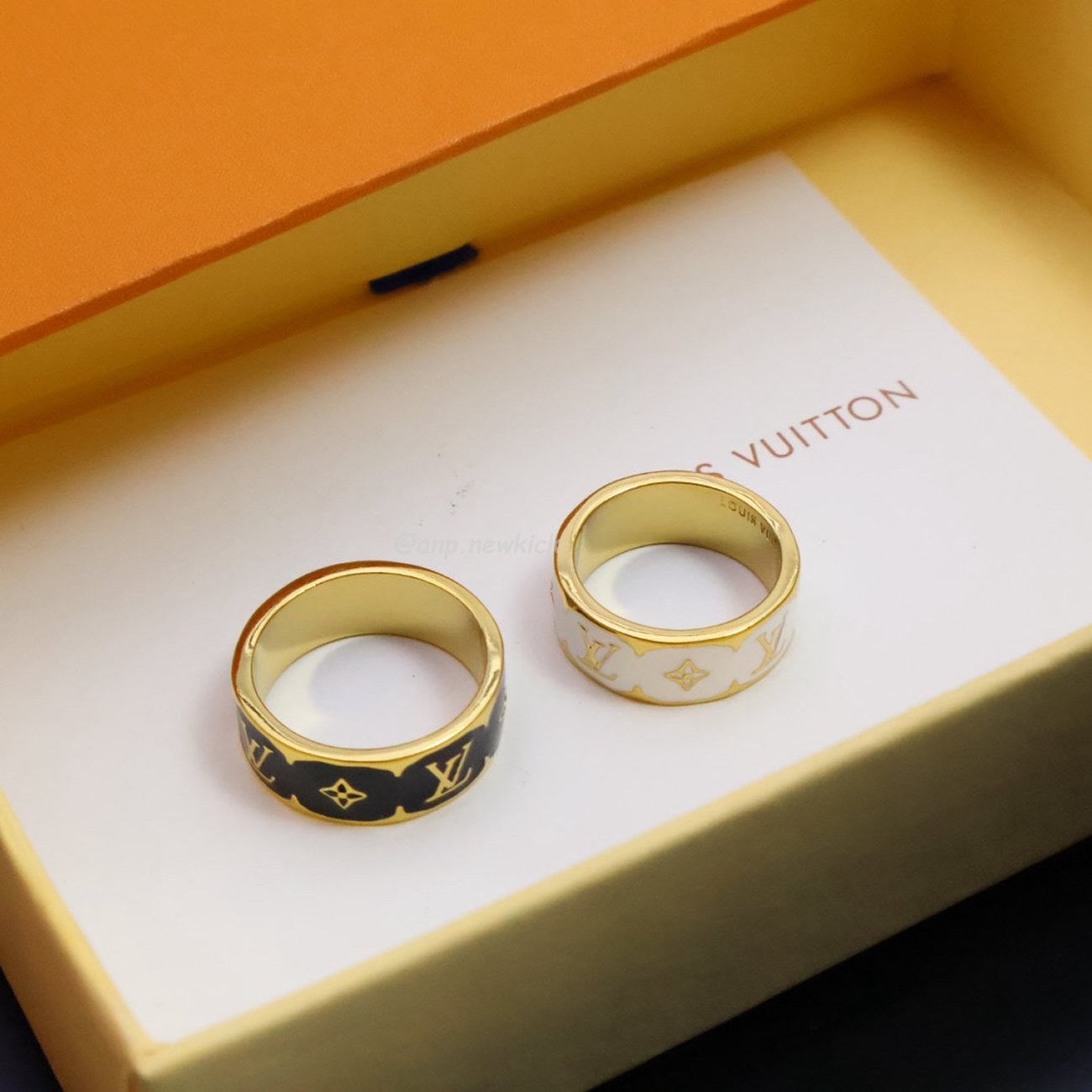 Louis Vitton Ring Black White M1565m (4) - www.newkick.org